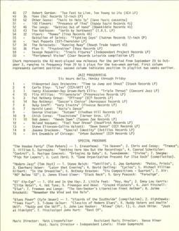 KJHK PLAYLIST 1982